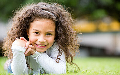 Picture of a child smiling